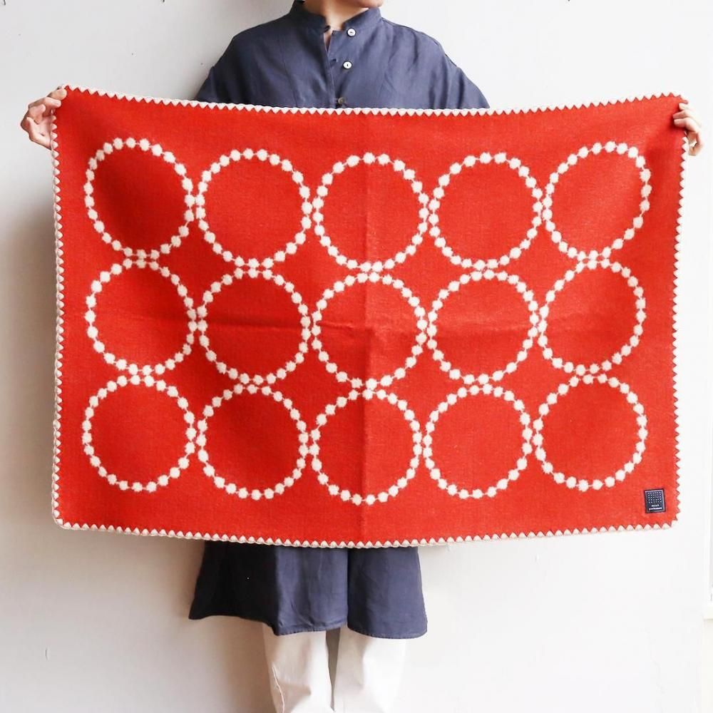 ミナペルホネン ウールブランケット tambourine/72.5×105cm｜三島家具