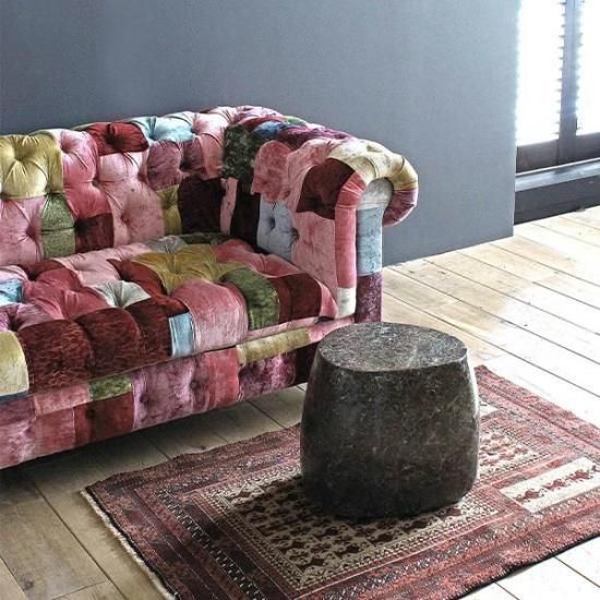 HALO】BENSINGTON 2P SOFA /VELVET PATCHWORK BOHEM - SHOP ASPLUND