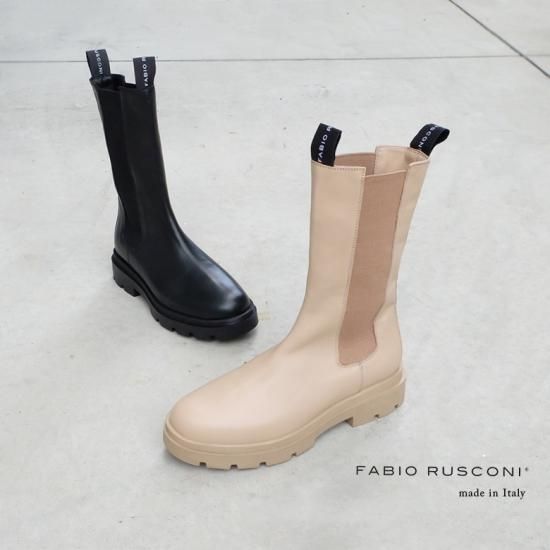 FABIO RUSCONI ファビオルスコーニ サイドゴアハーフブーツ （fabio6259）