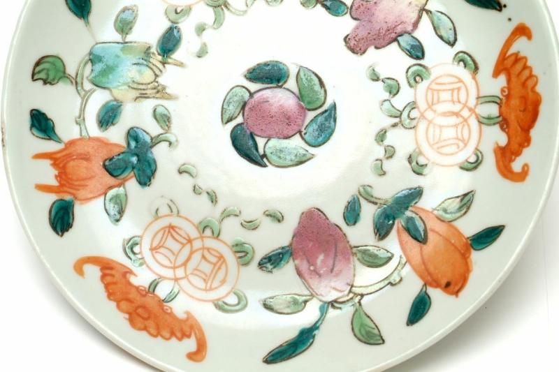 中国古玩 同治 粉彩瓜果図皿 - 書道用具専門店 西本皆文堂 オンライン