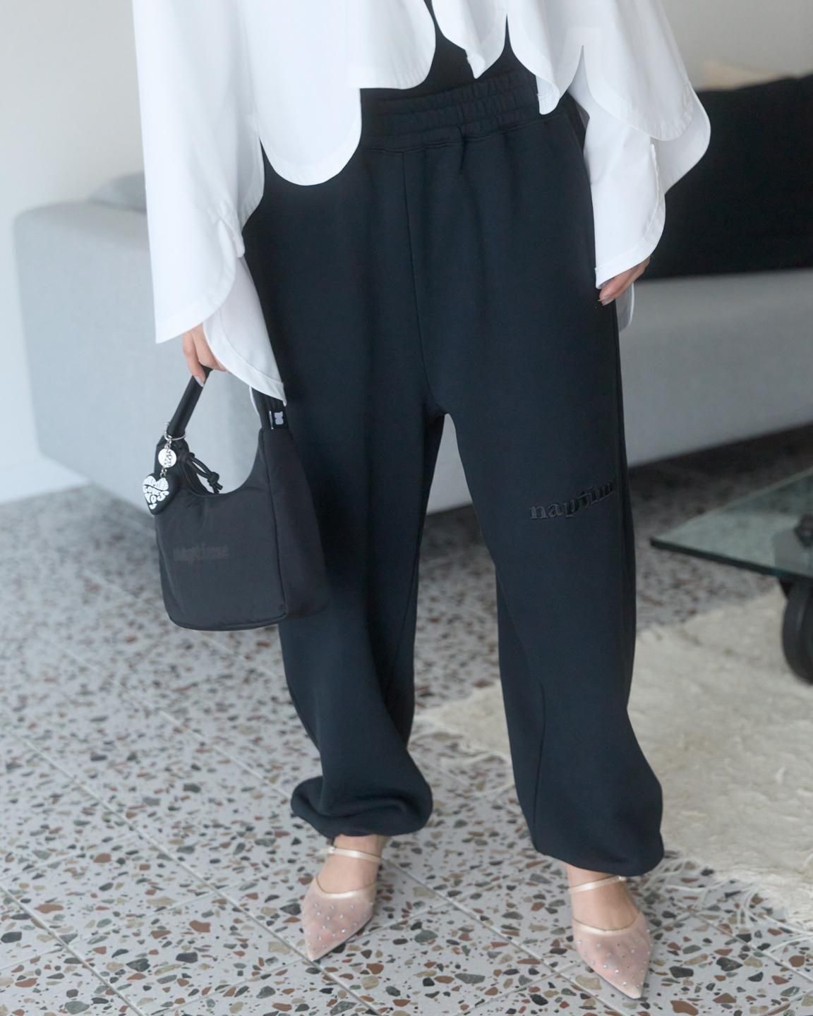 スウェットパンツ-BLACK - Naptime. | 西島隆弘プロデュースアパレル