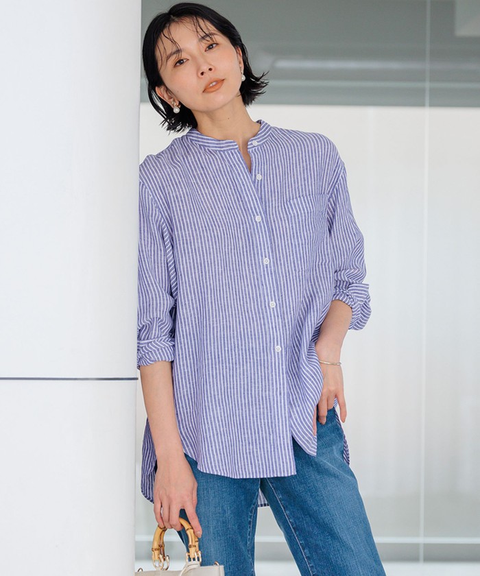 ブルー系｜シャツ・ブラウス｜23区(ニジュウサンク)｜阪急百貨店公式