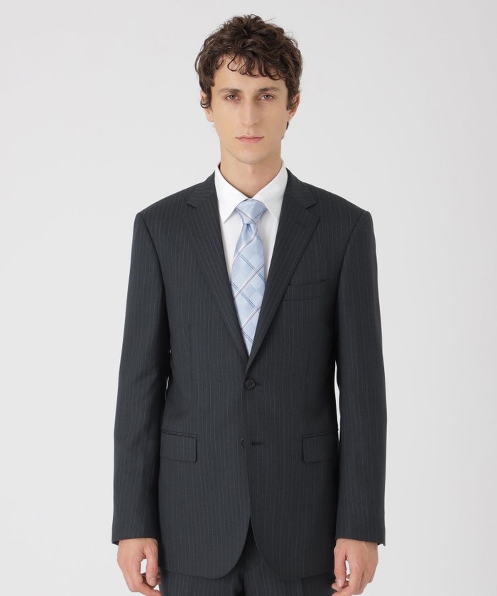 一部店舗限定】アクセントカラーピンストライプスーツ(508326543