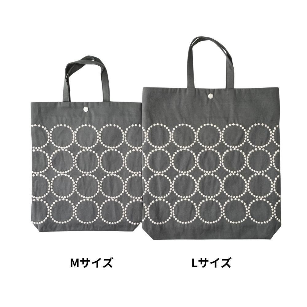 LAST！／mina perhonen（ミナ ペルホネン）／kanssa tote tambourine L