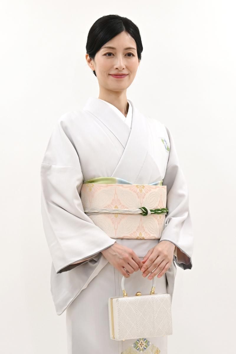 銀座【L-8394】袋帯 シェルピンク 鳥襷文（落款入・千切屋扱い