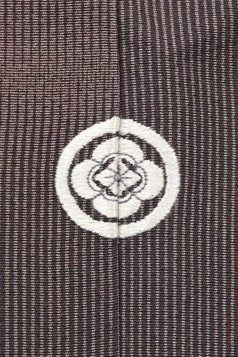 銀座【着物4716】日本工芸会正会員 藍田正雄作 江戸小紋 繍一ッ紋 訪問