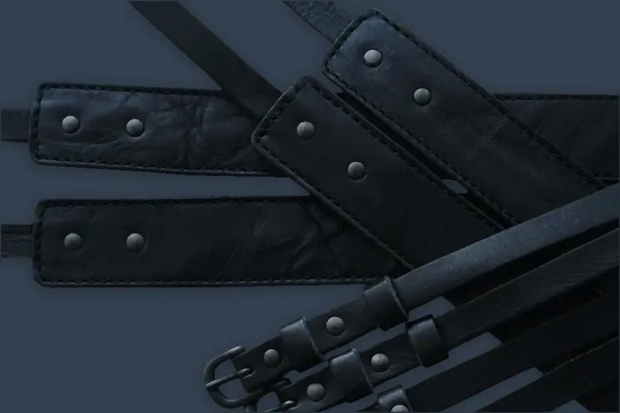 オールレザーカメラストラップ BLACK×BLACK｜長く愛用できるmonogram