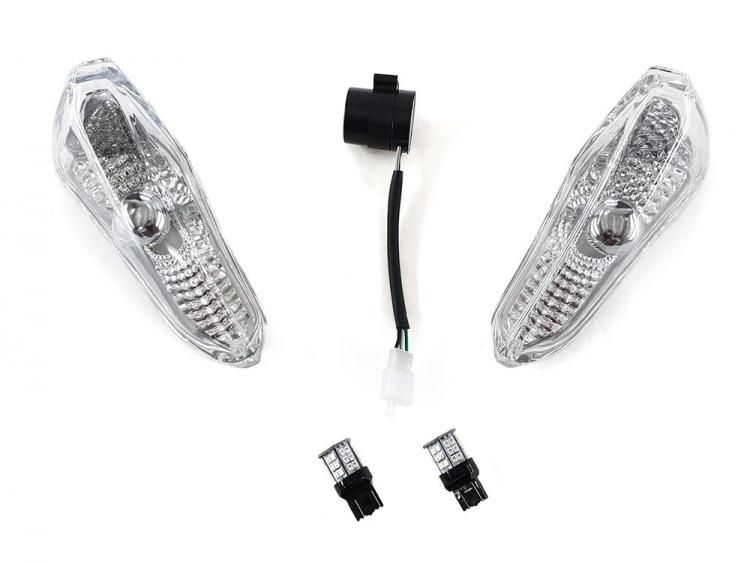 ホンダ フォルツァX/Z MF08 フロント クリア ウインカー (青色