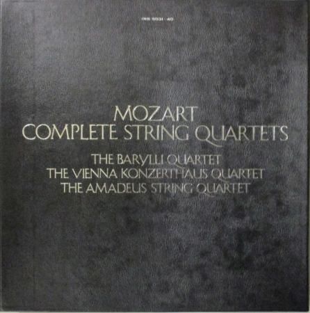 LPレコード バリリ四重奏団 / ウィーン・コンツェルトハウス四重奏団