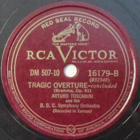SPレコード アルトゥーロ・トスカニーニ ～ B.B.C. 交響楽団