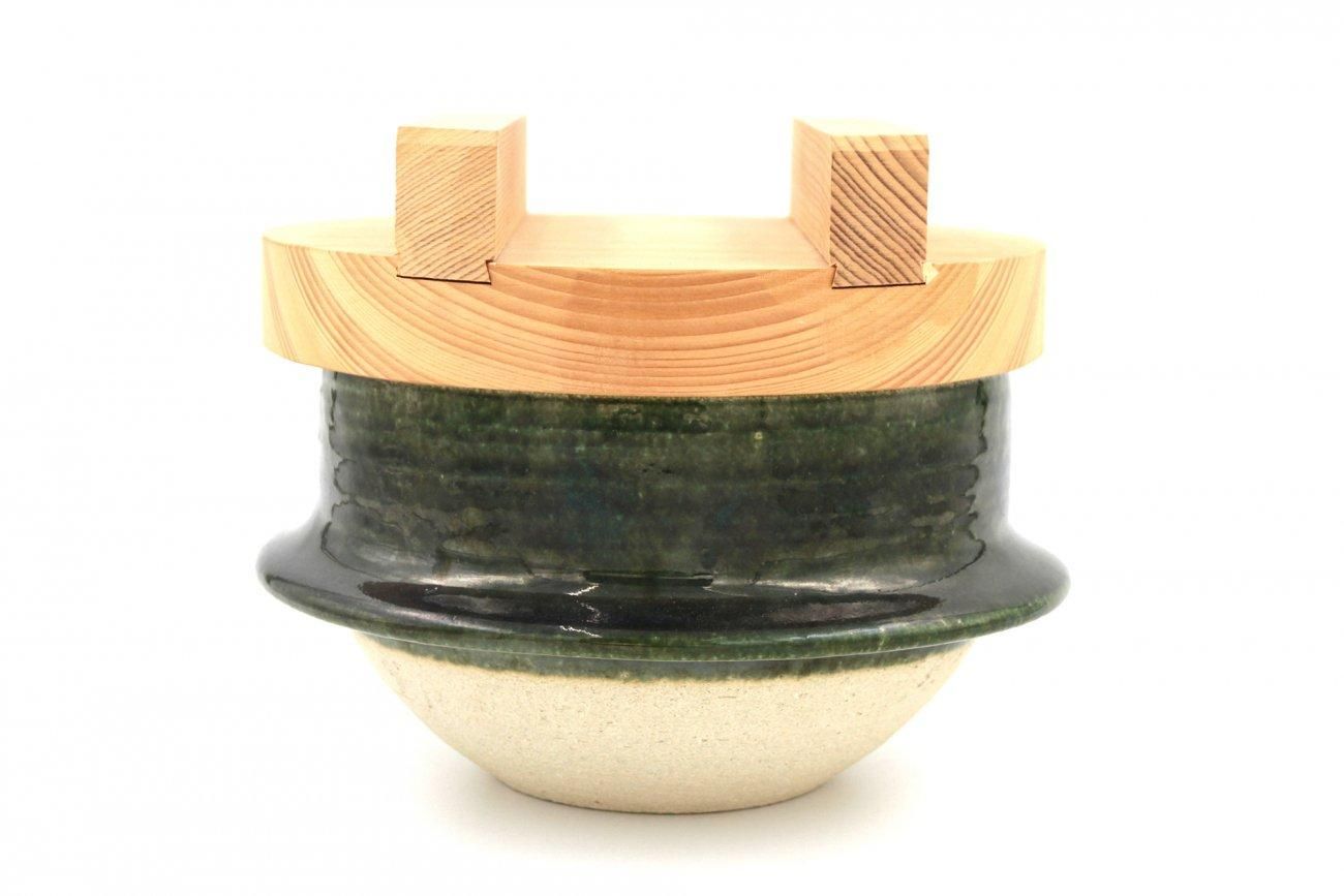 織部釜（6寸） - 土楽 | 伊賀の里の土楽窯