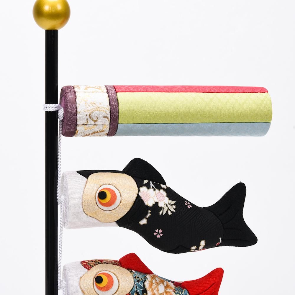 木目込み 室内鯉のぼり 友禅染 柿沼東光