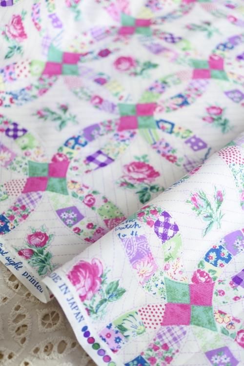 YUWA （有輪） ダブルウエディングリングプリント パープル（55×25