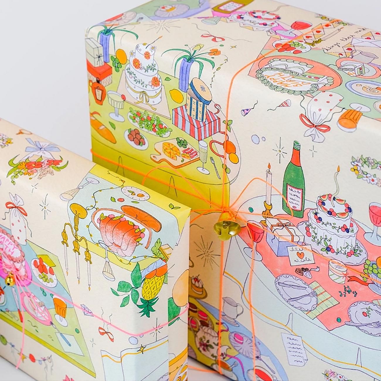 38 The switch柄【KAWI】 包装紙/ラッピングペーパー - おしゃれな海外