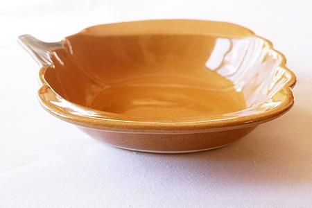 ク27 かぼちゃのオーブン鉢（貫入/釉ヒビあり） - 益子焼の小さな