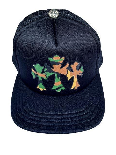 CHROME HEARTSクロムハーツ King Taco トラッカーキャップblack/camo