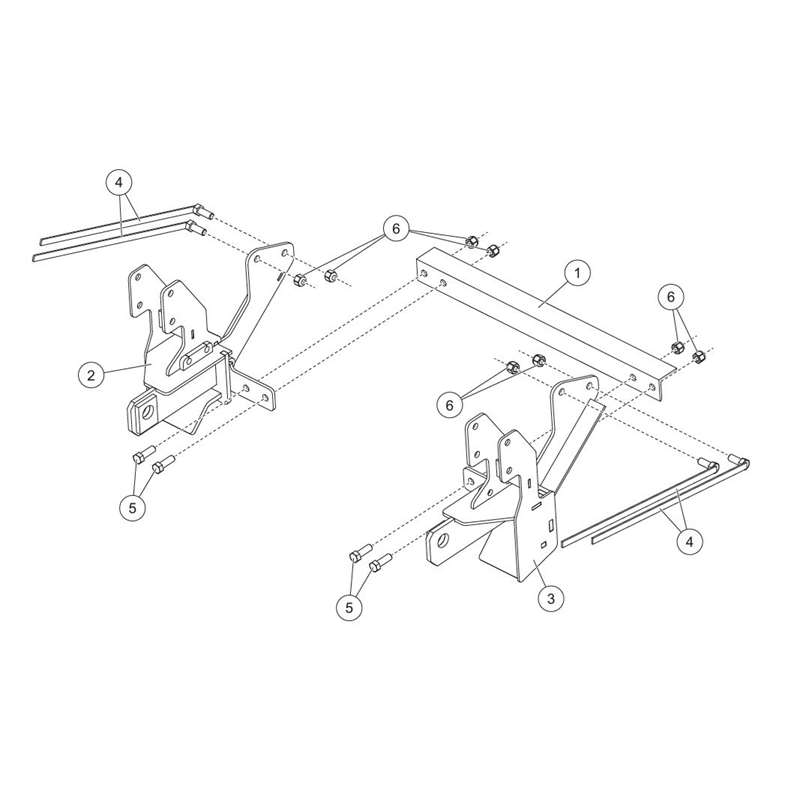 Fisher MM2 Mount Kit Dodge RAM 1500 @OEM Fisher
