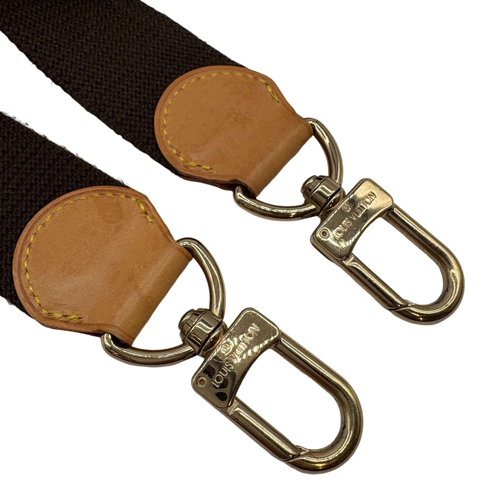 Authentic LOUIS VUITTON Shoulder Strap For Alize Brown Canvas