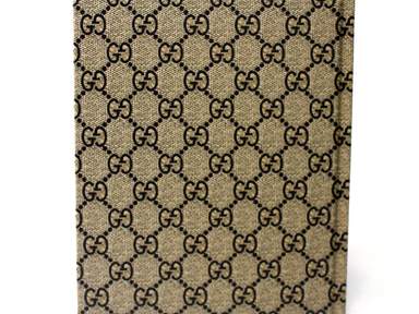 GUCCI GG Brown Stationery Note Book Scratch Book Accessories