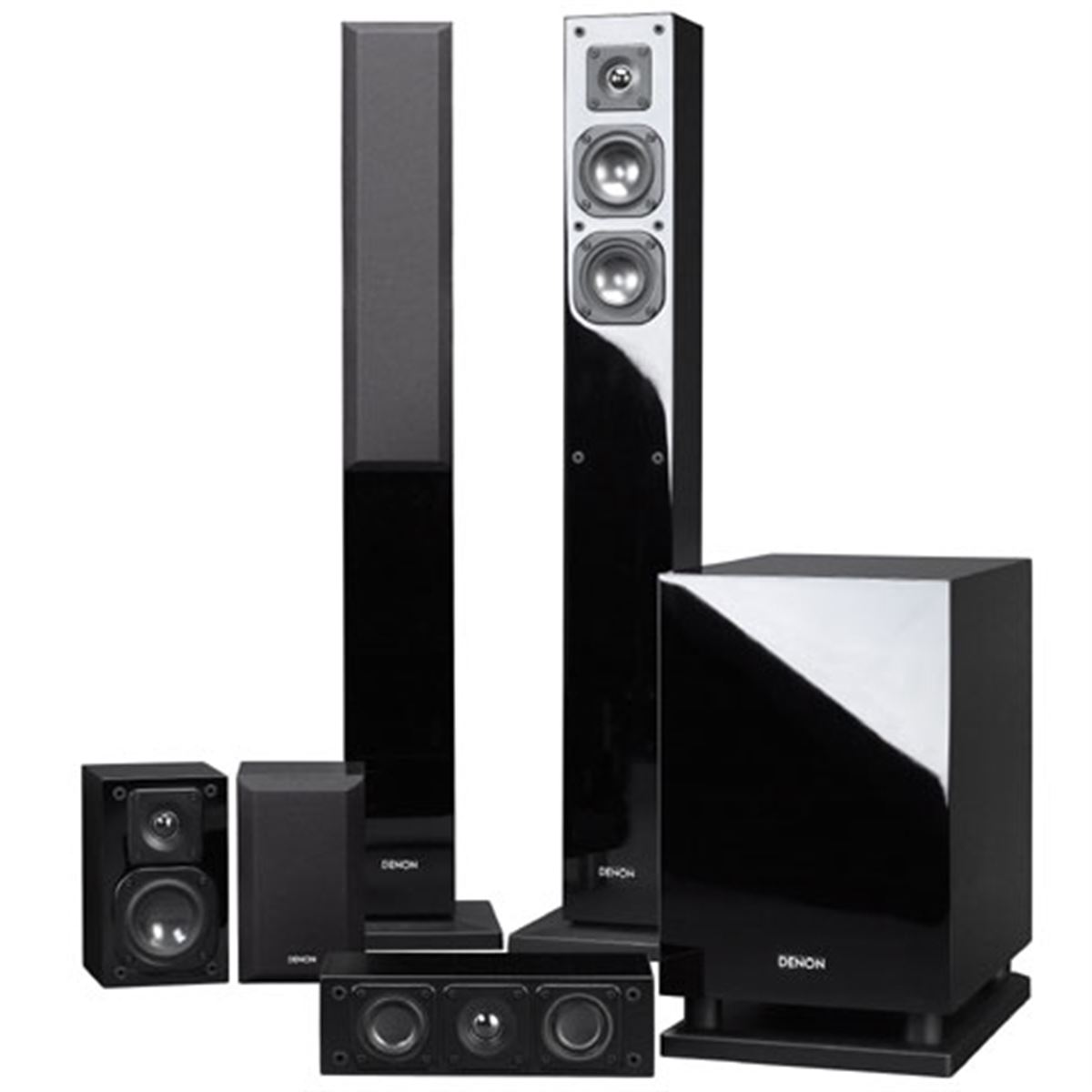 DENON DSW-300SG-K デノン サブウーファー アンプ内蔵 ブラック 【公式