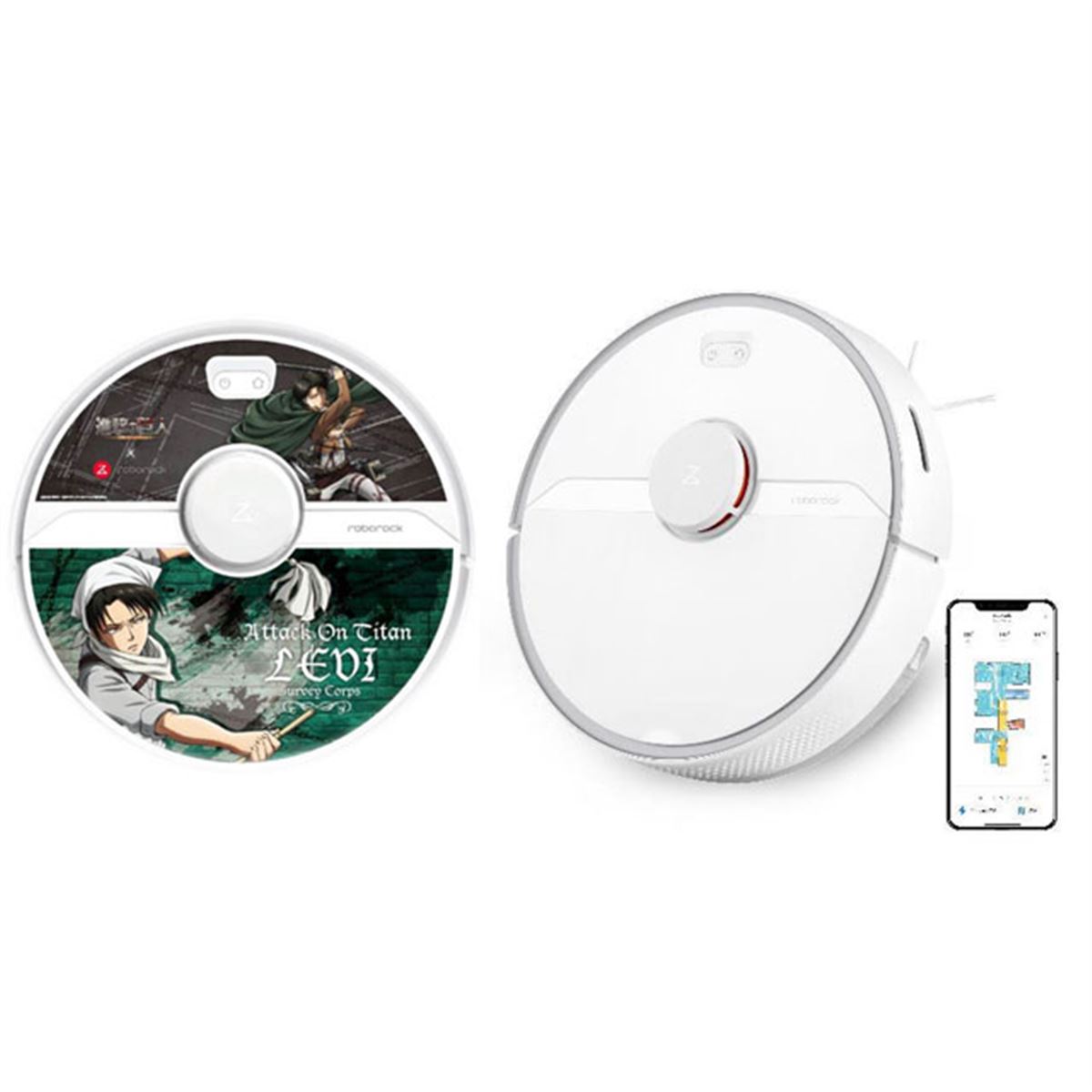 NTTぷらら、「進撃の巨人」リヴァイ兵長の音声を収録したロボット掃除