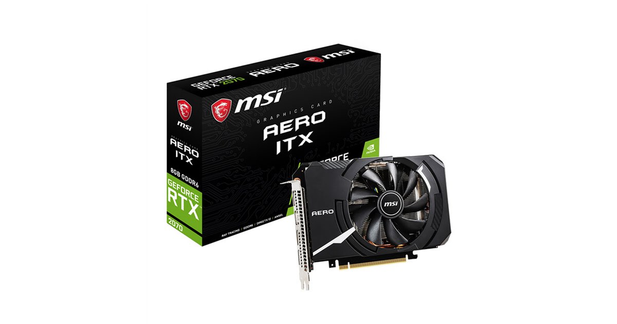 MSI、ショート基板を採用した「GeForce RTX 2070 AERO ITX 8G」 - 価格.com