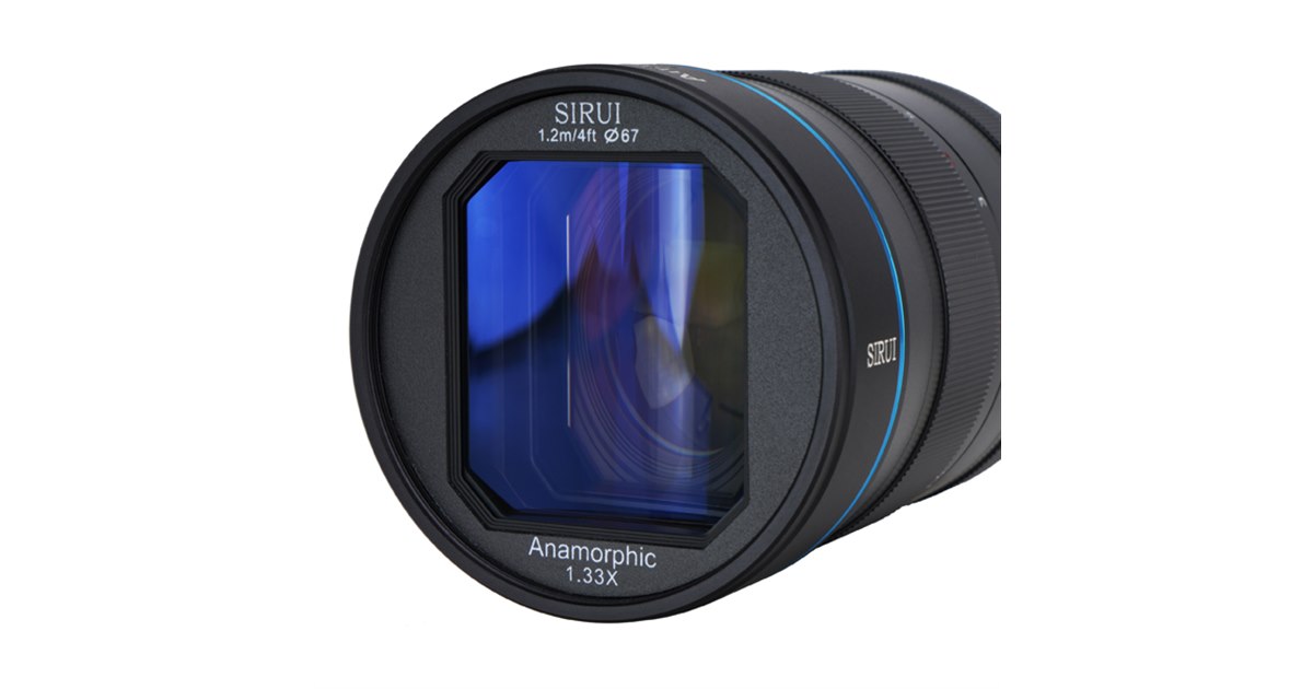 SIRUI、APS-C用アナモルフィックレンズ「75mm F1.8 1.33X」を9/17発売