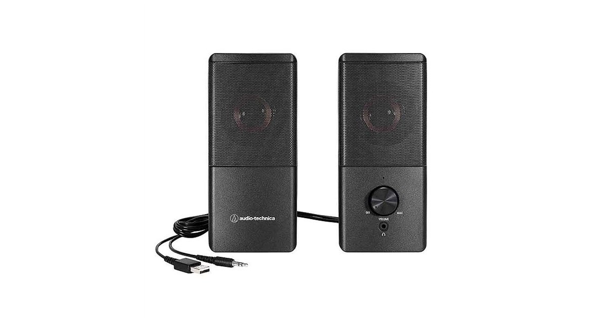 オーテク、USB給電を採用したアクティブスピーカー「AT-SP95」を本日11