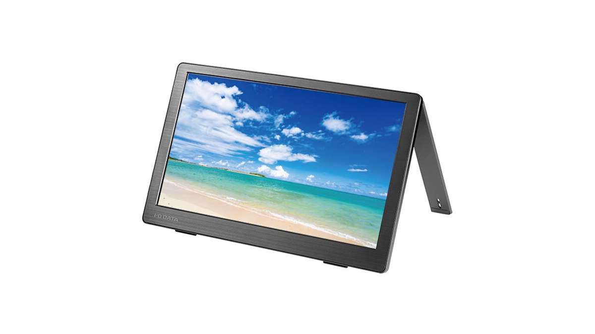 アイ・オー、重さ約740gの13.3型モバイル液晶ディスプレイ「LCD