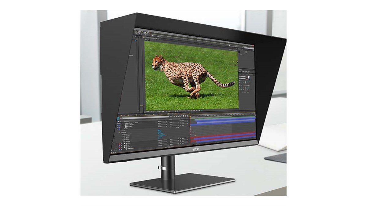 MSI、遮光フードが付属したクリエイター向け32型液晶ディスプレイ2機種