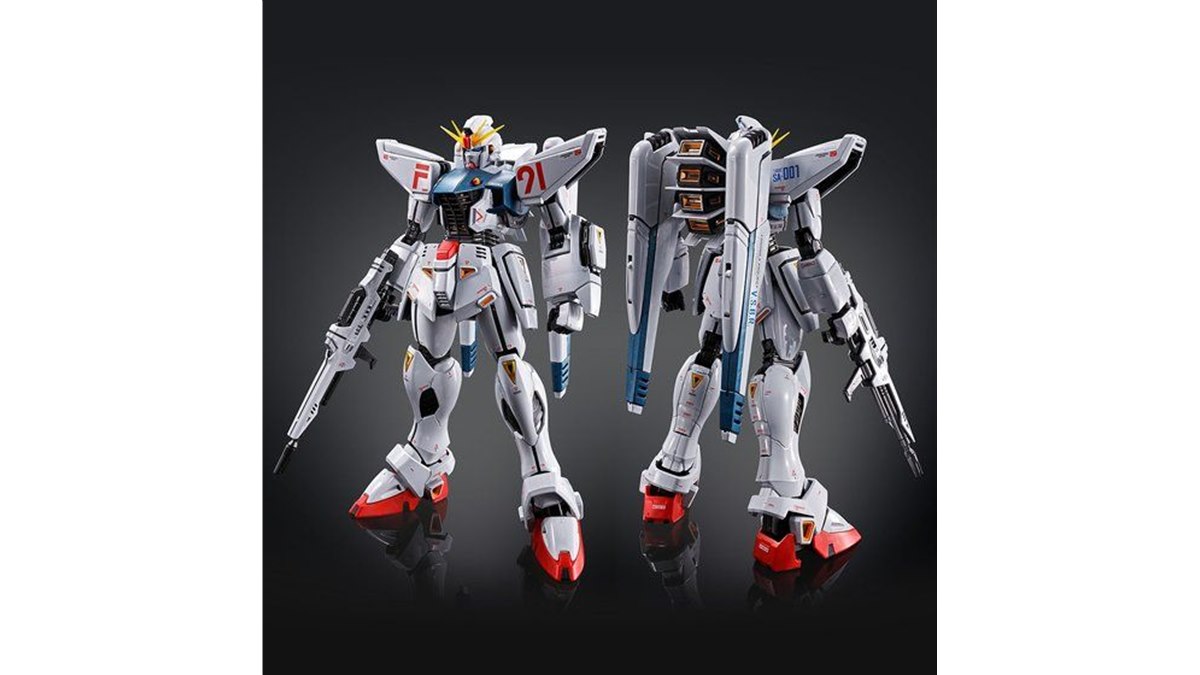 チタニウムフィニッシュ加工のMGガンプラ「ガンダムF91」、ラフレシア