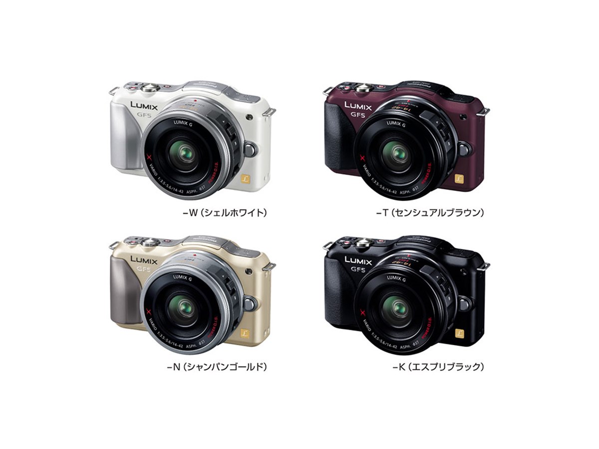 パナソニック、高精細液晶を採用したミラーレス一眼「GF5」 - 価格.com
