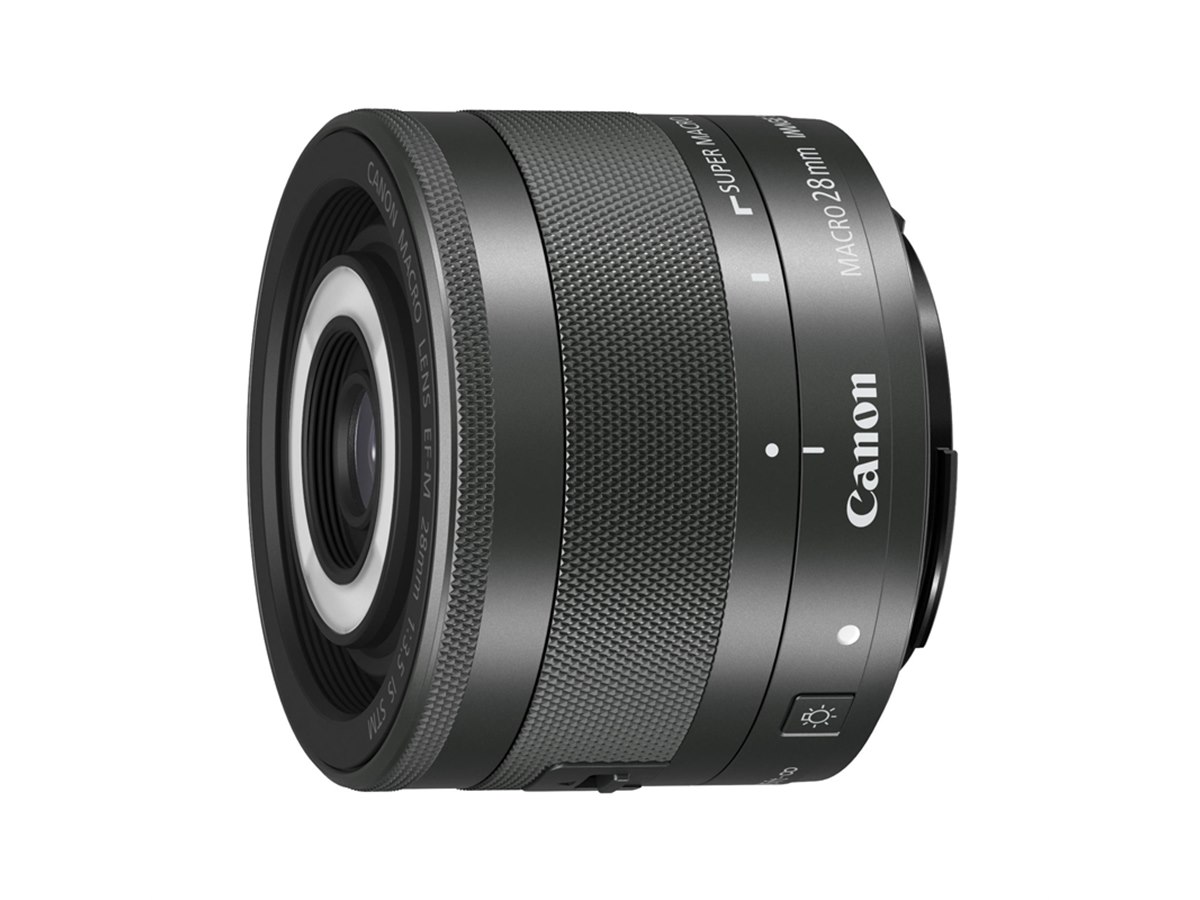 キヤノン、LEDライト内蔵のマクロレンズ「EF-M28mm F3.5 マクロ IS STM