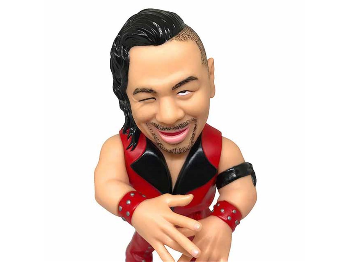 WWEプロレスラー・中邑真輔選手、全高13.5cmのソフビフィギュアで登場