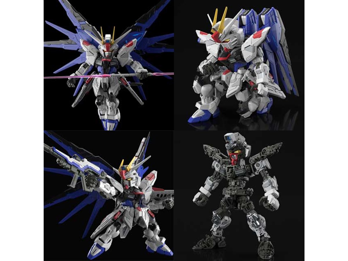 SDガンダムながらギミック満載、「MGSD フリーダムガンダム」で