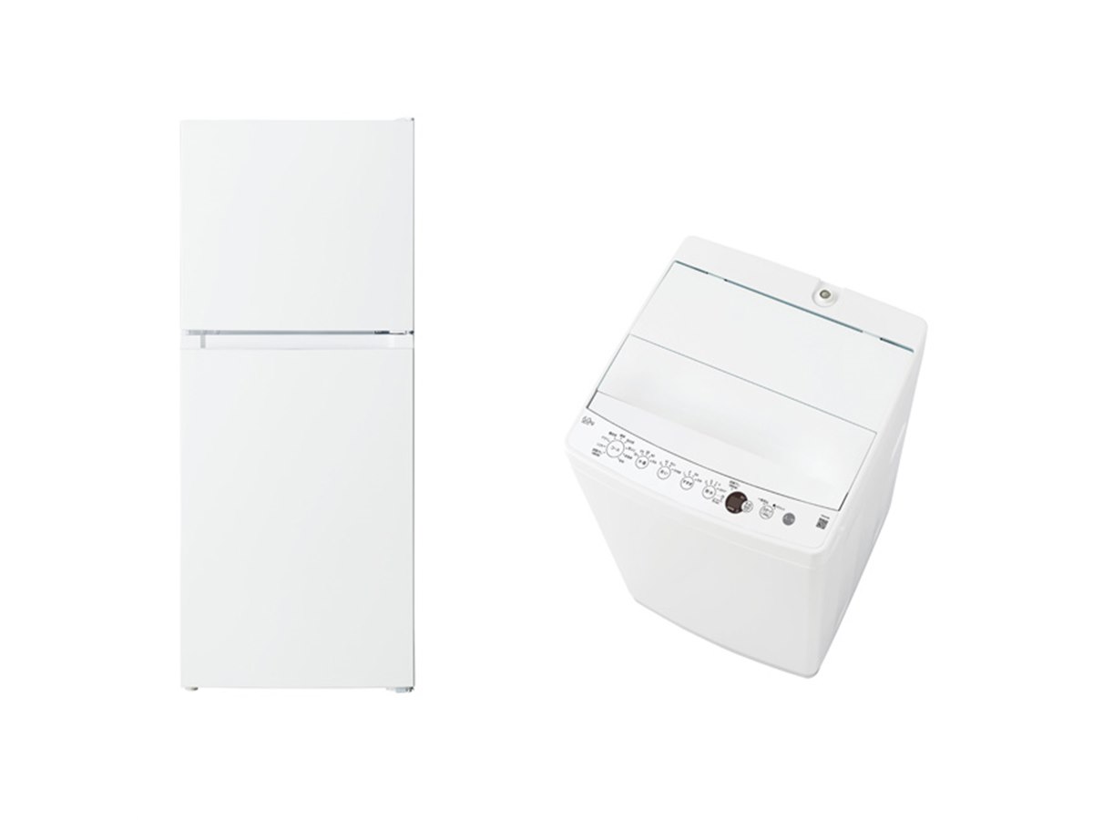 ビックカメラが単身世帯向けにシンプルな冷蔵庫＆洗濯機を発売、37,800