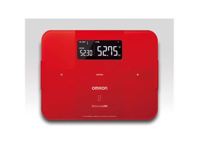 オムロン、Bluetooth/NFCでiPhone/Androidと連携できる体重体組成計