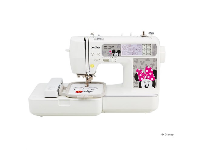 ブラザー、ミッキー&ミニーの刺しゅうができるミシン「FM1400D
