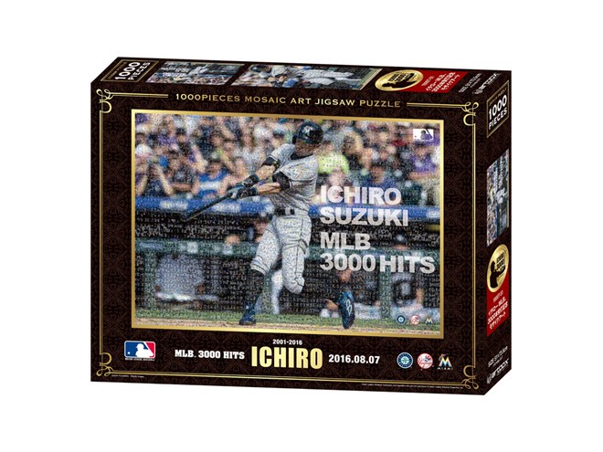 イチローMLB3000本安打を“写真4000枚”で再現したモザイクアートパズル