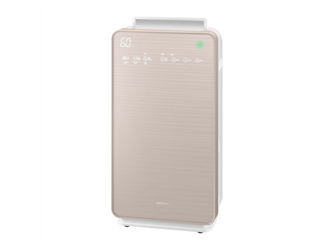 日立、部屋の“花粉”を捕集する自動おそうじ対応の加湿空気清浄機