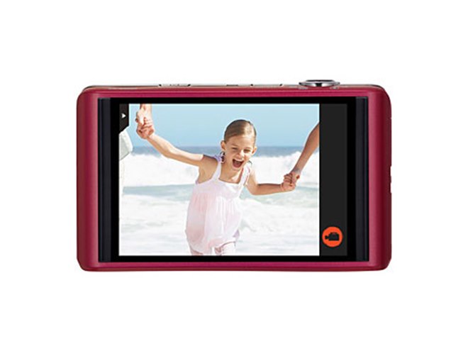 CASIO EXILIM EX-Z3000 レッド ASCII.jp：カシオからタッチパネル搭載