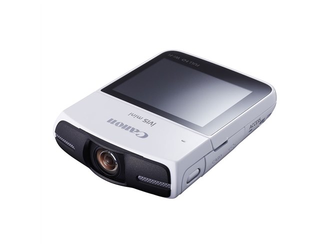 キヤノン、自分撮りが可能な新コンセプトビデオカメラ「iVIS mini