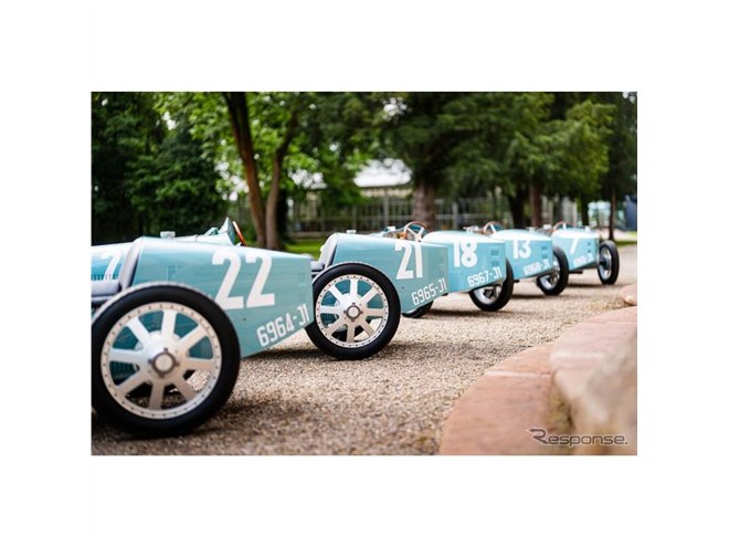 ブガッティの名車「タイプ35」、75％スケールのEVで再現…最高速68km/h