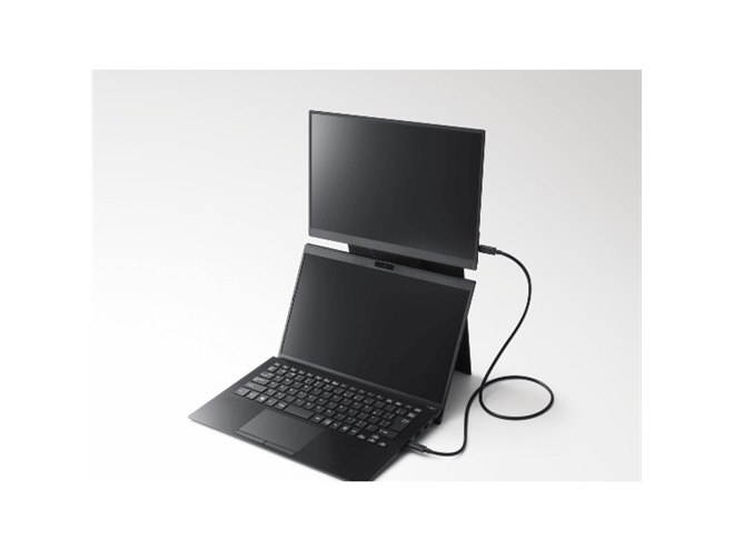 VAIO、14型モバイルディスプレイ「VAIO Vision+」を本日7月4日から発売