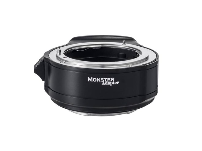 MonsterAdapter、ニコンF→ソニーE変換の電子マウントアダプター「LA