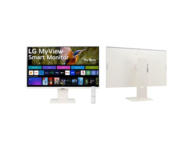 LG、webOS搭載の31.5型4K液晶ディスプレイ「32SR83U-W」を2月中旬より