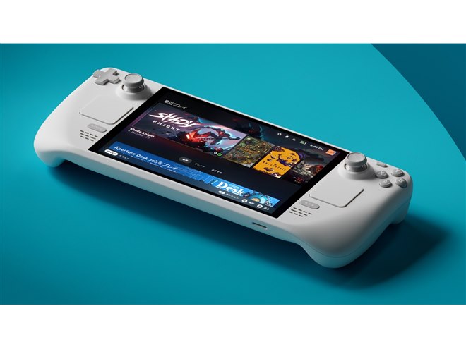 7.4型ポータブルゲーミングPC「Steam Deck OLED」限定版ホワイトが本日