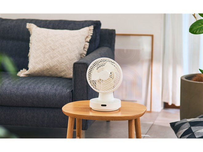 BRUNO、10段階の風量調整や3モードに対応した「全方位サーキュレーター