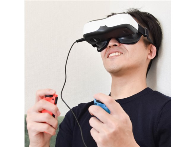 まるで120型スクリ―ン」ピント調整付きディスプレイゴーグル発売