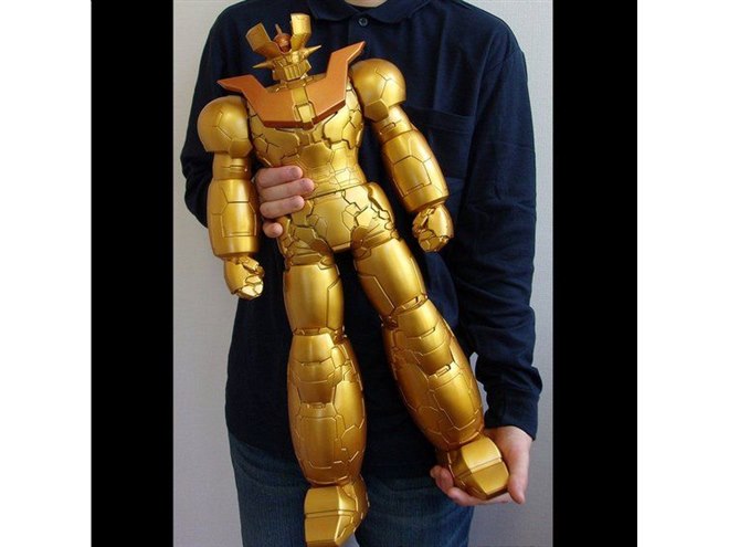 全高約60cm、ゴールドの「マジンガーZ」がジャンボソフビフィギュアに